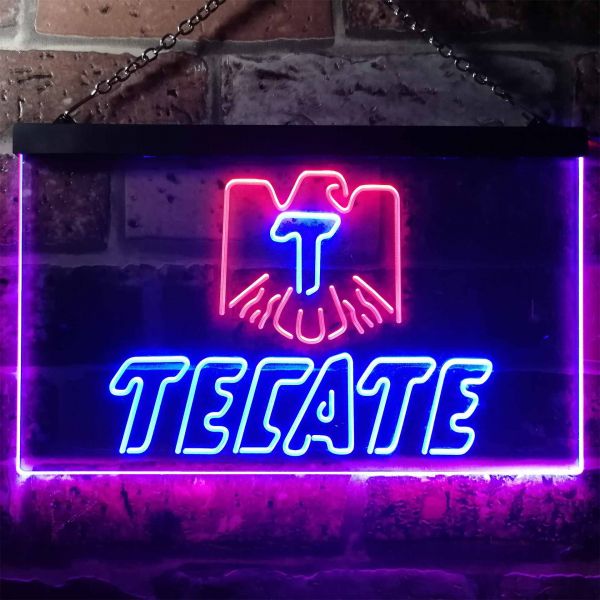 Tecate Logo Dual LED Neon Light Sign